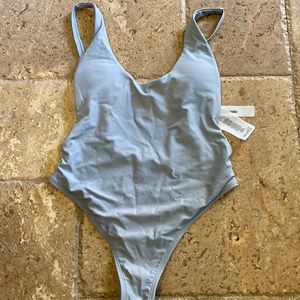 Gray one piece swimsuit by bikinishe size small
